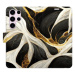 iSaprio flip pouzdro BlackGold Marble pro Samsung Galaxy S23 Ultra