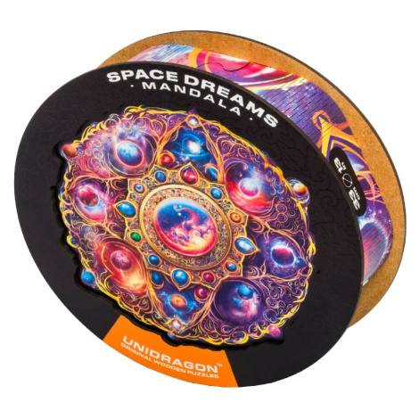 Unidragon Dřevěné puzzle Mandala Space Dreams 350 ks