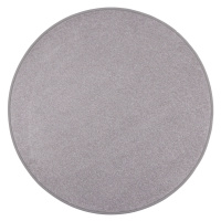 Vopi koberce AKCE: 67x67 (průměr) kruh cm Kusový koberec Eton šedý 73 kruh - 67x67 (průměr) kruh