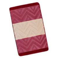 Bellatex Bany vzor 60 × 100 cm 810/004 chevron burgundy