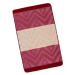 Bellatex Bany vzor 60 × 100 cm 810/004 chevron burgundy