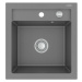 MEXEN Buňky Vito granitový dřez 1 520x490 mm, šedá 6503521000-71