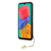 Guess hard silikonové pouzdro Samsung Galaxy A34 5G Brown 4G Charms Collection