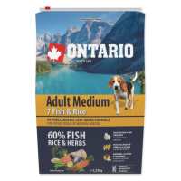 Krmivo Ontario Adult Medium Fish & Rice 2,25kg