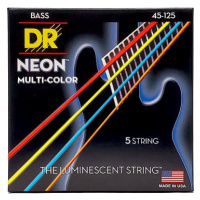 DR Strings Neon Multi-Color NMCB5-45