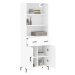 vidaXL Skříň highboard bílá 69,5 x 34 x 180 cm kompozitní dřevo