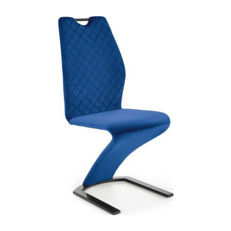 Jídelní židle K442 tmavě modrá látka FOR LIVING