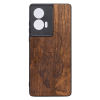 Dřevěné Pouzdro Bewood pro Motorola Edge 50 Fusion Lapač Snů Imbuia