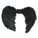 Guirca Andělská křídla - černá 50 cm