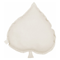 Cotton & Sweets Lněný polštář lipový list přírodní 38×43 cm