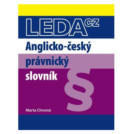 Anglicko-český právnický slovník Leda