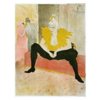 Obrazová reprodukce Seated Clowness (Mademoiselle Cha-u-ka-o), Toulouse-Lautrec, Henri de, 30 × 