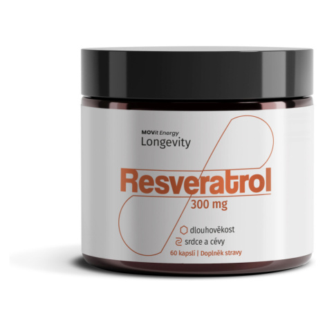 MOVit Energy LONGEVITY Resveratrol 300 mg 60 kapslí