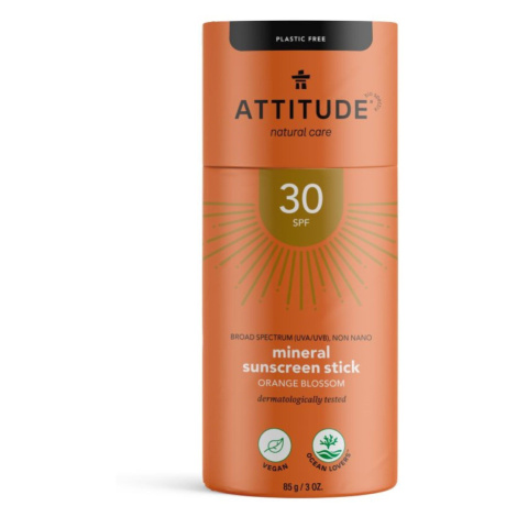 ATTITUDE 100% minerální ochranná tyčinka s vůní Orange Blossom SPF30 85 g