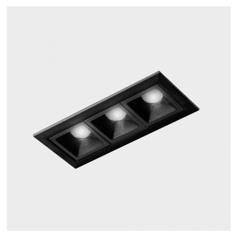 KOHL LIGHTING KOHL-Lighting NSES zapuštěné svítidlo s rámečkem 105x45 mm černá 6 W CRI 90 3000K 