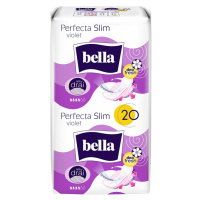 BELLA Perfecta Slim Violet Hygienické vložky s křidélky 20 ks