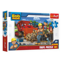 Puzzle TREFL Bořek stavitel - Bob a Wendy 60 dílků