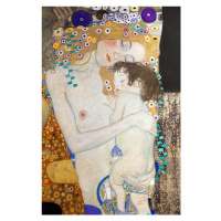 Obrazová reprodukce The Three Ages of the Woman (1905), Gustav Klimt, 26.7 × 40 cm