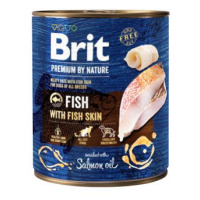 Brit Premium Dog by Nature konzerva Fish & Fish Skin 800g