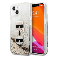 Karl Lagerfeld KLHCP13SKICGLD hard silikonové pouzdro iPhone 13 Mini 5.4