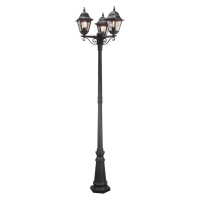 Elstead Elstead NR8-BLK - Venkovní lampa NORFOLK 3xE27/100W/230V IP43 černá