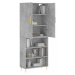 vidaXL Skříň highboard betonově šedá 69,5x34x180 cm kompozitní dřevo