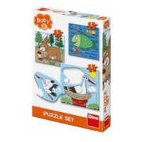 Baby puzzle SET Zvířátka Kde žijí?