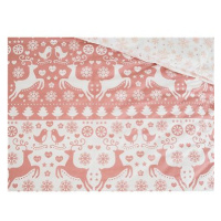 B.E.S. - Petrovice bavlněné povlečení vánoce Pink, 140 × 200 cm