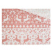 B.E.S. - Petrovice bavlněné povlečení vánoce Pink, 140 × 200 cm