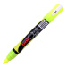 Křídový popisovač UNI s kulatým hrotem 1,8 - 2,5 mm - fluo-žlutý