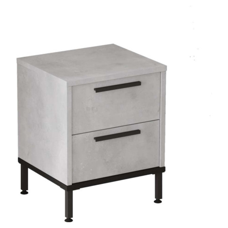 Světle šedý noční stolek Signor – Kalune Design