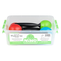 NINO Percussion NINOSET575 Molded ABS Egg Maracas Set