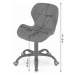 Kancelářská židle NOTO černá - ekokůže