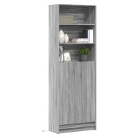 vidaXL Skříň highboard s LED šedá sonoma 69 x 32,5 x 200 cm kompozit