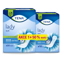 Tena Lady Slim Extra inkontinenční vložky 20 ks + 50 % navíc