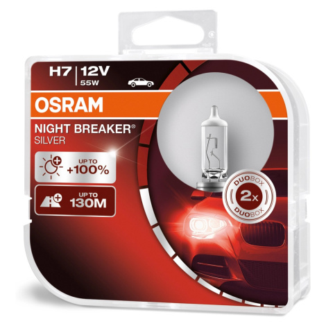 OSRAM Night Breaker Silver NG H7 12V 64210NBS-Duobox