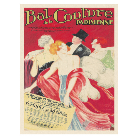 Obrazová reprodukce Bal de la Couture Parisienne (Vintage Fashion Ad) - Leonetto Cappiello, (30 