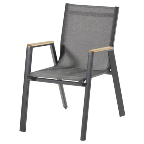 Pevná židle Aruba s teakovými područkami, stohovatelná HN65619210 Hartman
