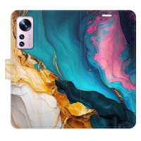 iSaprio Flip pouzdro Colourful Marble pro Xiaomi 12 / 12X