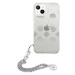 Guess GUHCP13SKSPESI hard silikonové pouzdro iPhone 13 Mini 5.4" silver Peony Chain Collection