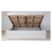 BMB MARIKA FAMILY 180 x 200 cm - kvalitní lamino postel s úložným prostorem s výkl. roštem, oblé