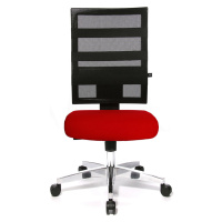 Topstar Kancelářská otočná židle X-PANDER, síťované opěradlo s elastickými gumovými páskami, čer