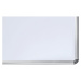 eurokraft pro Elegantní nástěnná tabule, ocelový plech, lakováno, š x v 600 x 450 mm, bílá