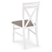 HALMAR Jídelní židle Mariah bílá