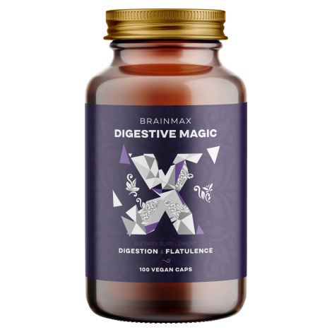 BrainMax Digestive Magic Podpora trávení 100 rostlinných kapslí