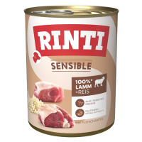 Rinti Sensible jehněčí s rýží 12 × 800 g