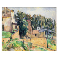 Obrazová reprodukce The House at Bellevue, Cezanne, Paul, 40 × 30 cm