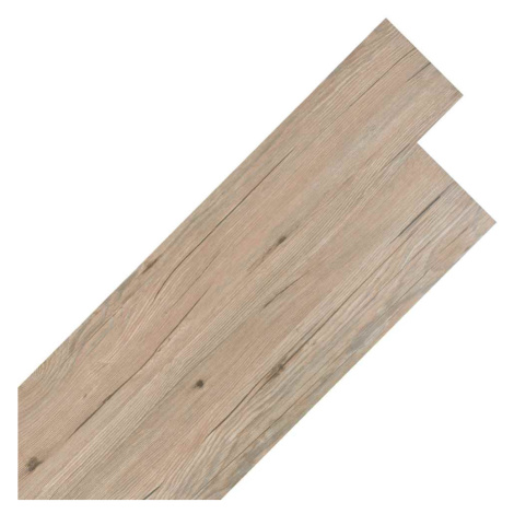 vidaXL Samolepicí podlahová krytina PVC 5,21 m² 2 mm dub hnědý