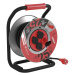 EMOS Venkovní prodlužovací kabel na bubnu 25 m / 4 zásuvky / černý / guma / 230 V / 1,5 mm2 P084