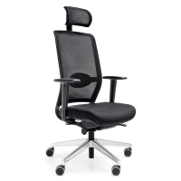 ProfiM - Kancelářská židle VERIS NET 110SFL / 111SFL s vysokým síťovaným opěrákem a Synchro